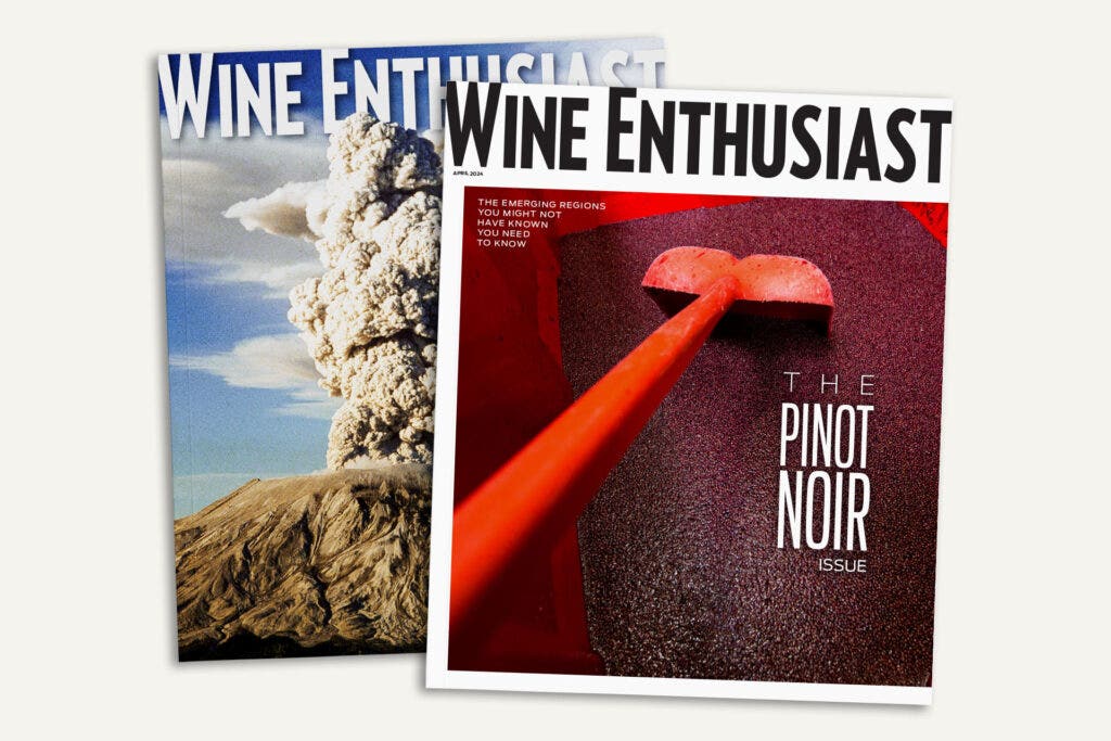 two 2024 Wine Enthusiast covers