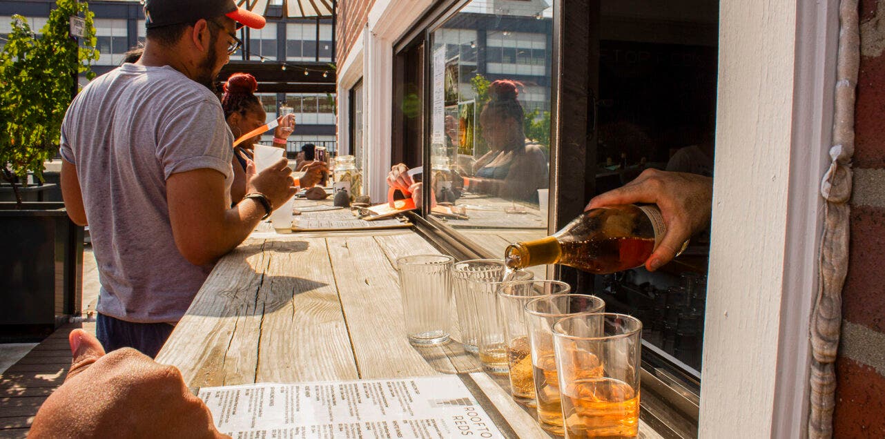 A summertime tasting on high at Rooftop Reds