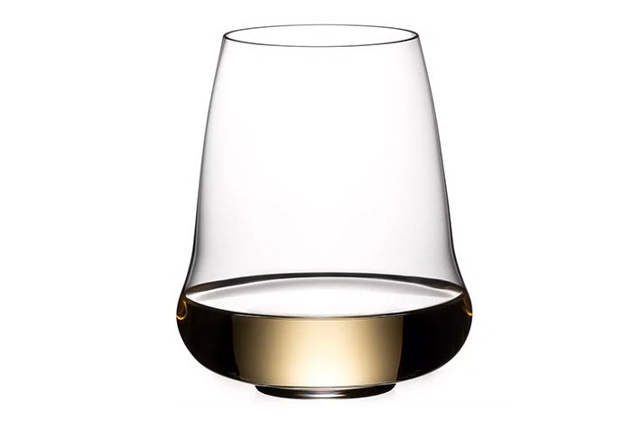 SL Riedel Stemless Wings to Fly Aromatic White Wine Glasses (Set of 2)