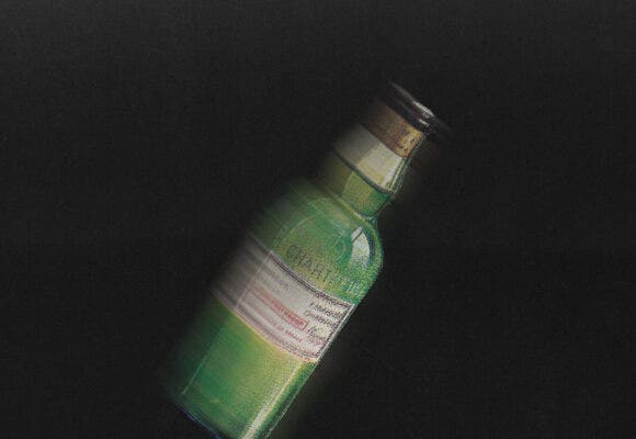 Falling Bottle of Chartreuse