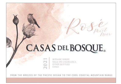 Casas del Bosque 2021 Botanic Series Estate Bottled Pinot Noir Rosé (Casablanca Valley)