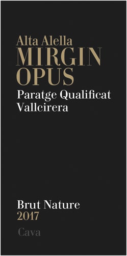 Alta Alella 2017 Mirgin Opus Paratge Qualificat Vallcirera Brut Nature Sparkling (Cava)