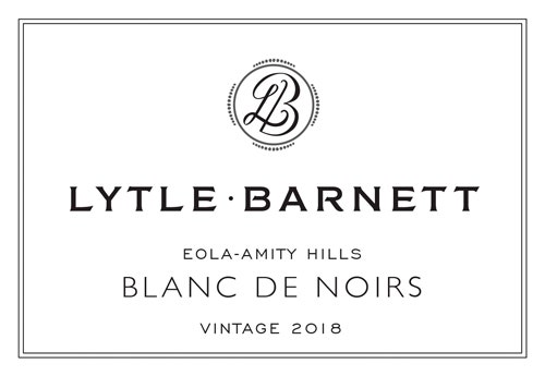 Lytle-Barnett 2018 Blanc de Noirs Sparkling Pinot Noir (Eola-Amity Hills)