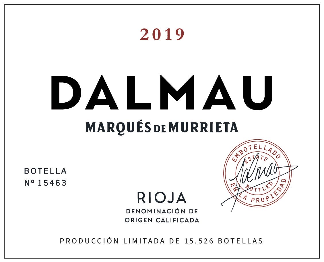 Marqués de Murrieta 2019 Dalmau Red (Rioja)