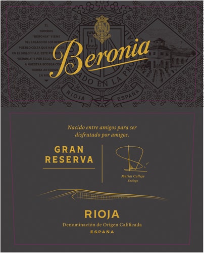 Beronia 2015 Gran Reserva Tempranillo (Rioja)