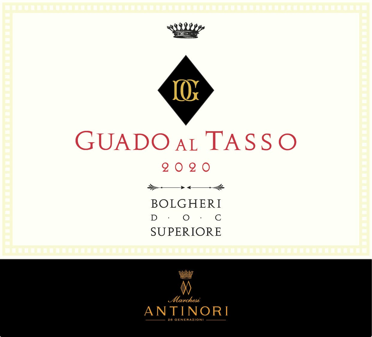 Marchesi Antinori 2020 Guado al Tasso Red (Bolgheri Superiore)