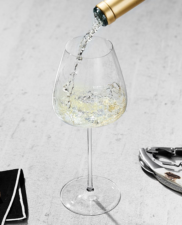 white wine glass